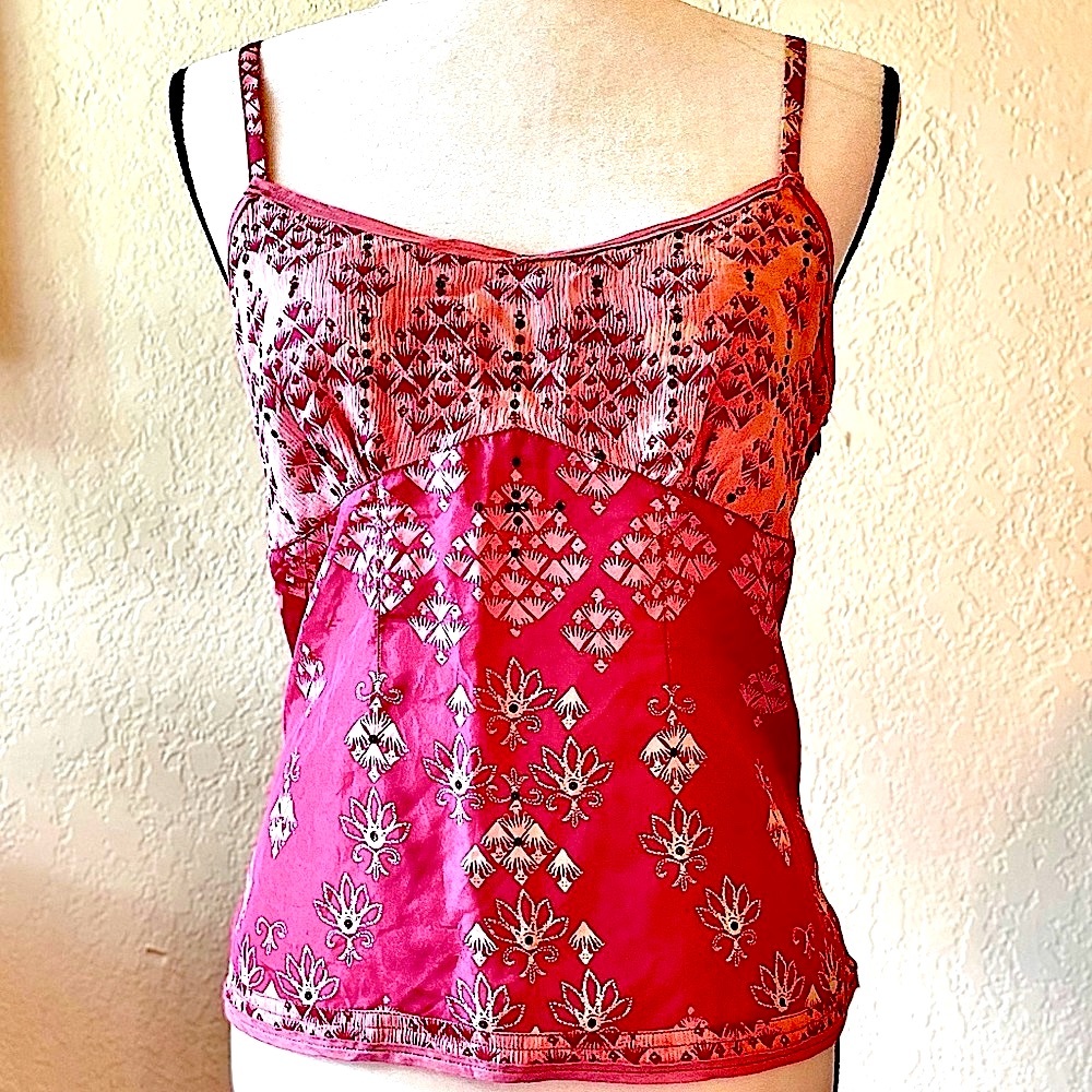 GAP Silk Sequin Accented Camisole